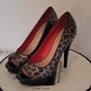 Nine @ Company  leopards Stilleto 👠